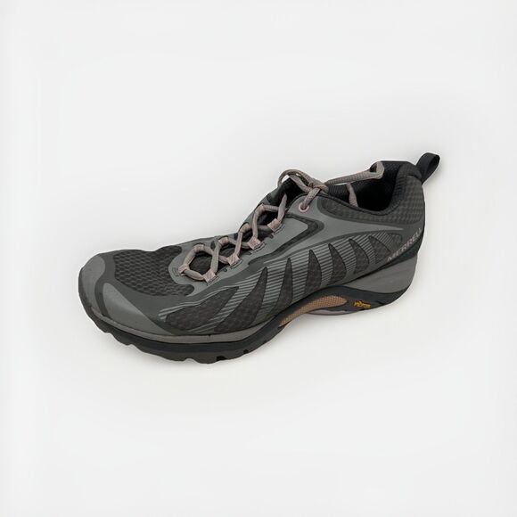 Merrell Trail Running Shoes Womens Size 9 Gray Black Vibram Lace Up J500146 - Picture 1 of 13